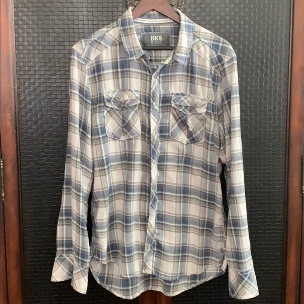 Buckle Button Down Collared Shirt